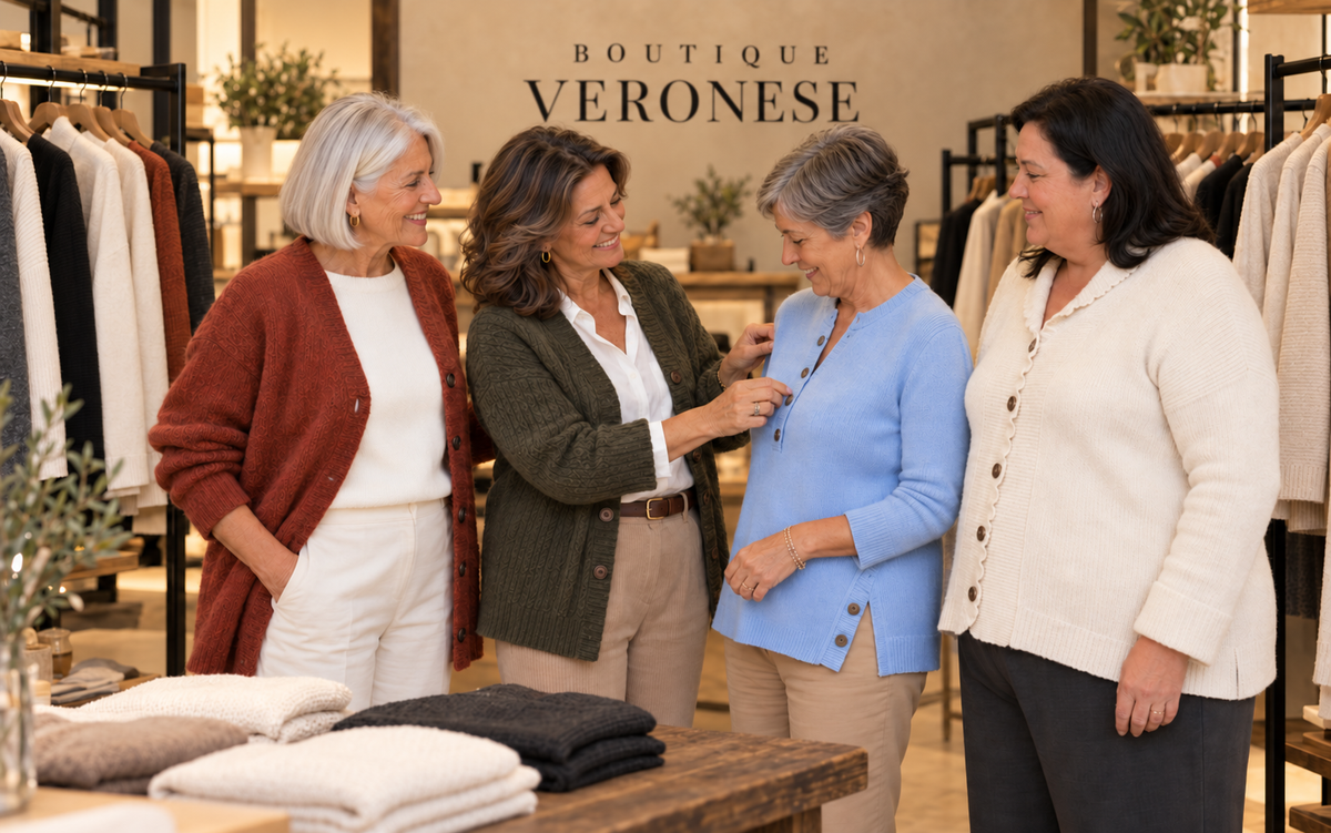 Un momento insieme nella Boutique Veronese