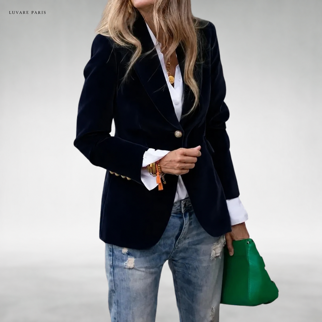Vittoria | Blazer con Rever e Bottone