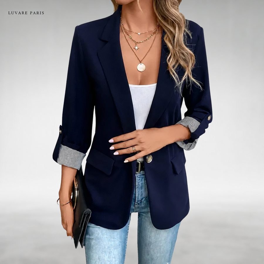 Viola | Blazer con Maniche Risvoltate