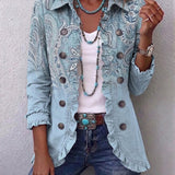 Rosanna | Giacca Cachemire Vintage con Volant