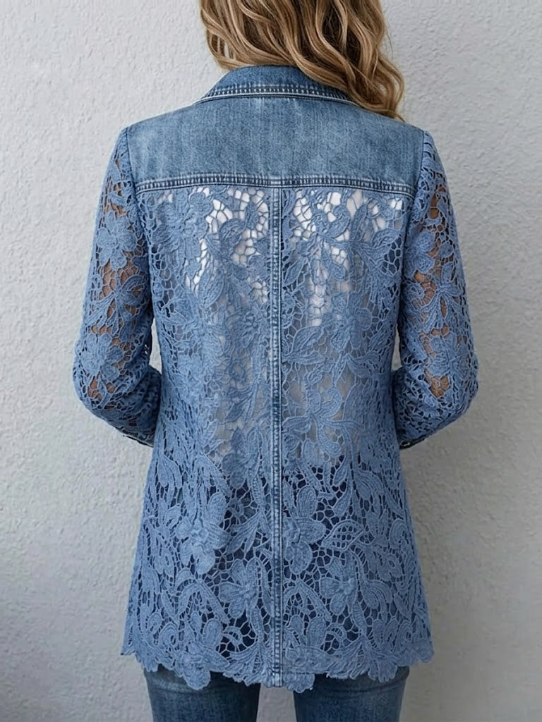 Alice | Giacca con Pizzo Floreale
