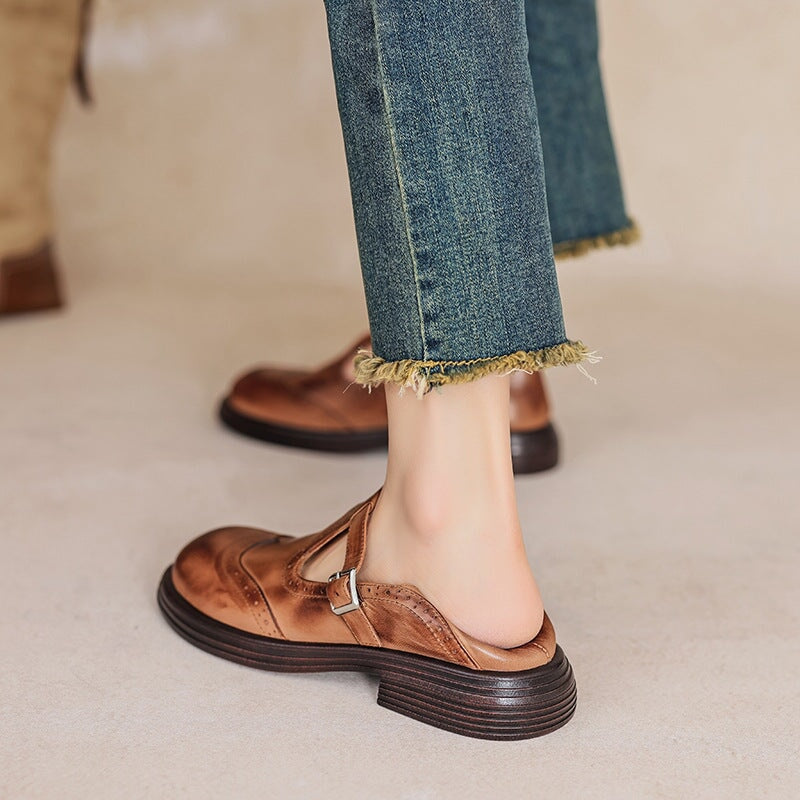 Veronica | Mary Jane Eleganti In Pelle