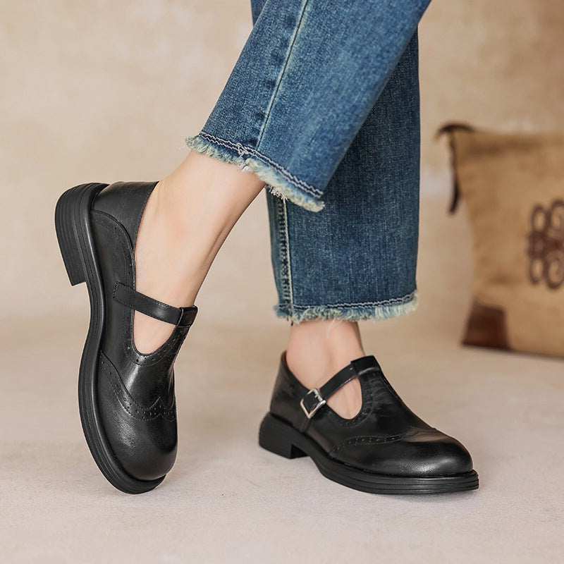 Veronica | Mary Jane Eleganti In Pelle