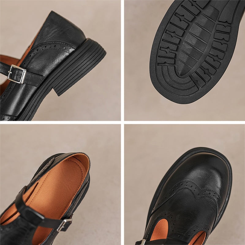 Veronica | Mary Jane Eleganti In Pelle