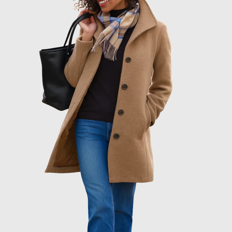 Iris | Cappotto a Un Bottone