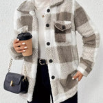 Ginevra | Giacca in Pile a Righe Elegante