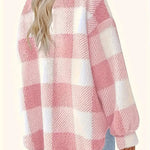 Ginevra | Giacca in Pile a Righe Elegante