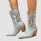 Cinzia | Stivaletti Western Ricamati