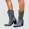 Cinzia | Stivaletti Western Ricamati