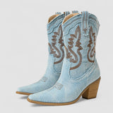 Cinzia | Stivaletti Western Ricamati