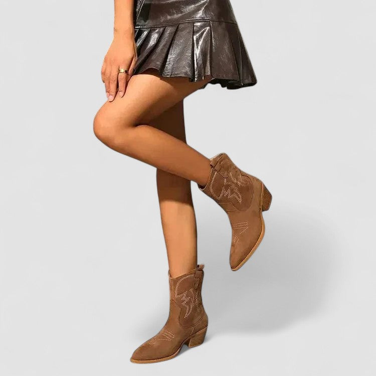 Dorotea | Stivaletti Western Ricamati