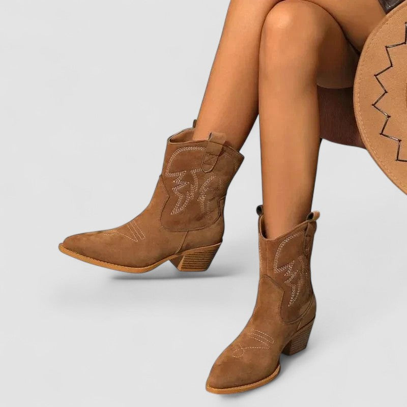 Dorotea | Stivaletti Western Ricamati