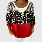 Cardigan in Maglia Confortevole Bottonato