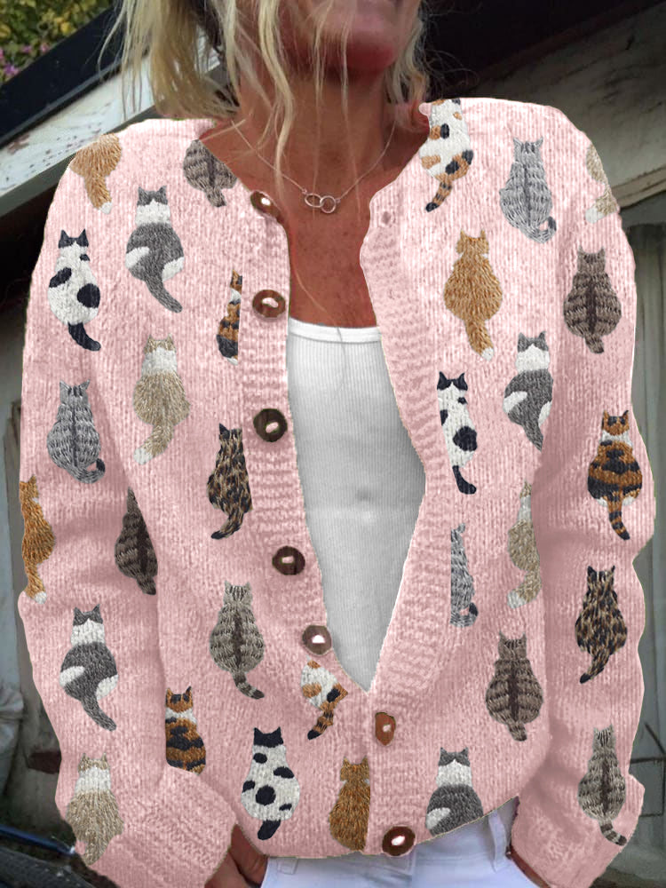 Carlotta | Cardigan con Gattini
