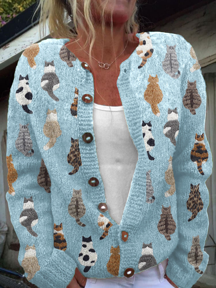 Carlotta | Cardigan con Gattini