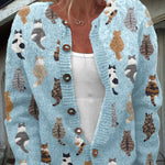 Carlotta | Cardigan con Gattini