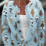 Carlotta | Cardigan con Gattini