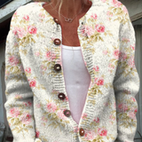 Margherita | Cardigan Floreale Rosa