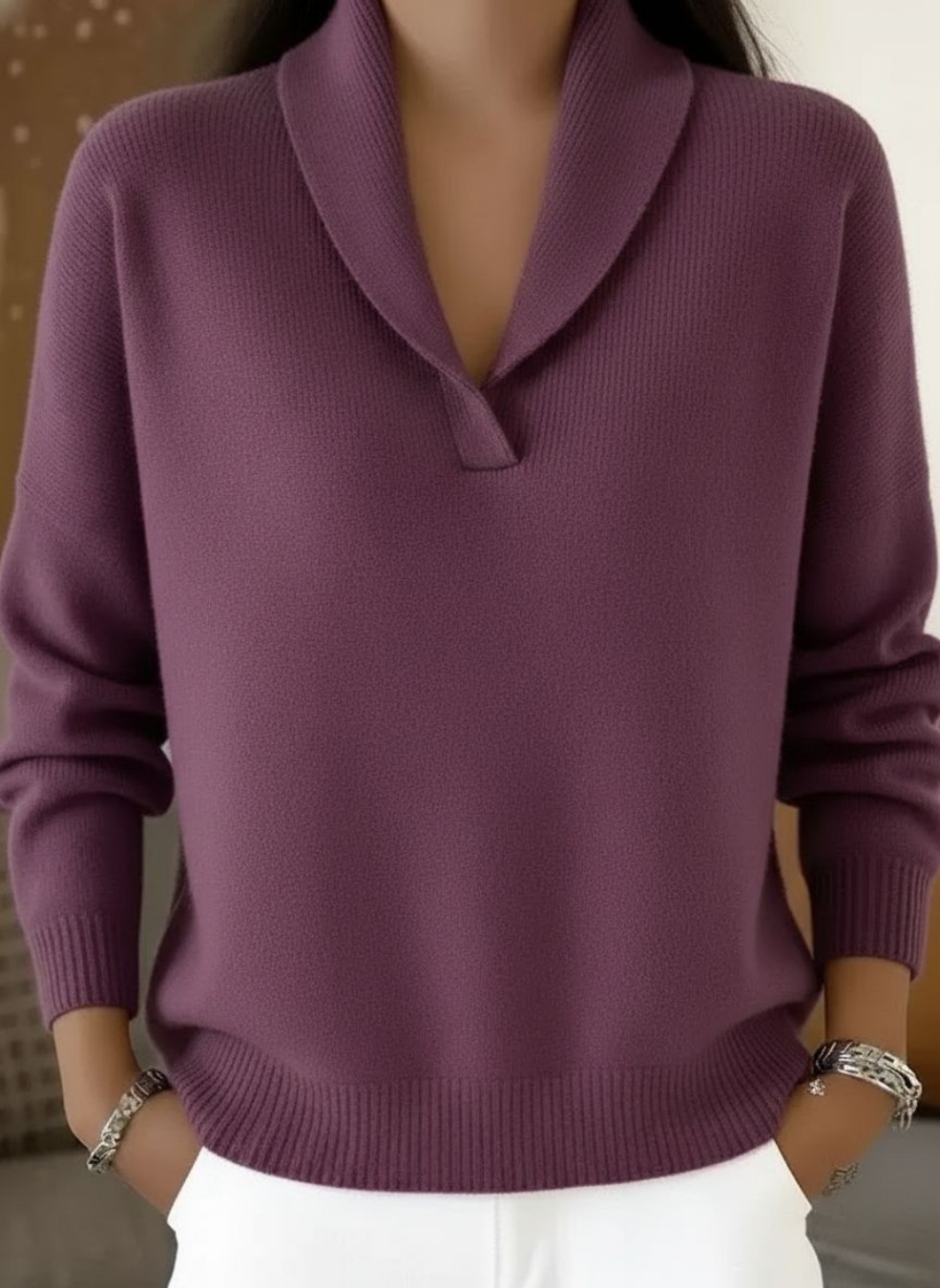 Incoronata | Maglione con Scollo a V