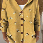 Paola | Cardigan Fantasia con Cappuccio