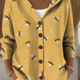 Paola | Cardigan Fantasia con Cappuccio