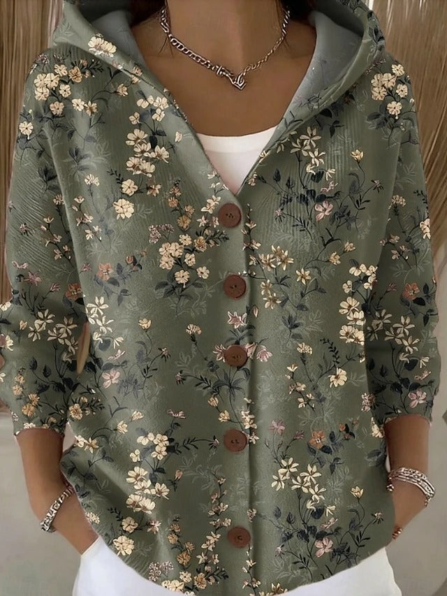 Paola | Cardigan Fantasia con Cappuccio