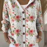 Paola | Cardigan Fantasia con Cappuccio