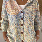 Paola | Cardigan Fantasia con Cappuccio