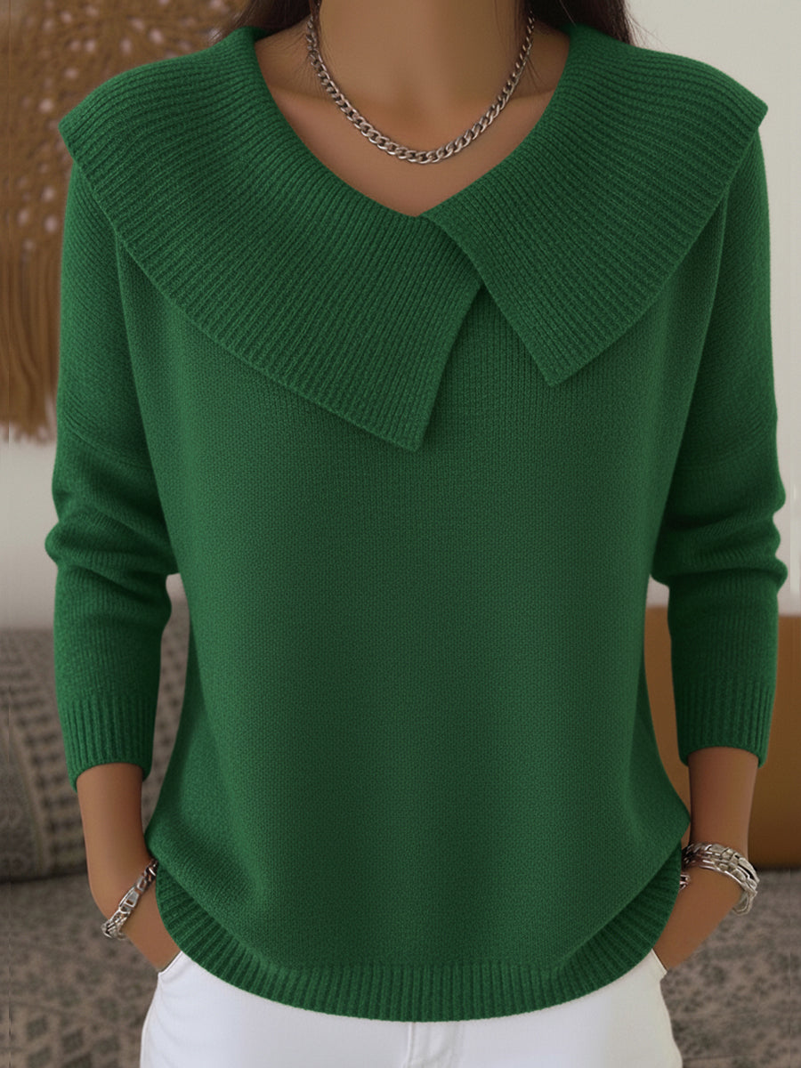 Solidea | Maglione Caldo con Collo Rovesciato