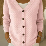 Leonora | Cardigan Trapuntato con Bottoni
