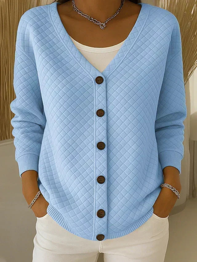Leonora | Cardigan Trapuntato con Bottoni