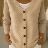 Leonora | Cardigan Trapuntato con Bottoni