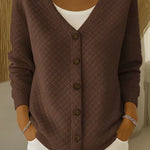 Leonora | Cardigan Trapuntato con Bottoni