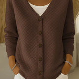 Leonora | Cardigan Trapuntato con Bottoni