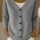 Leonora | Cardigan Trapuntato con Bottoni