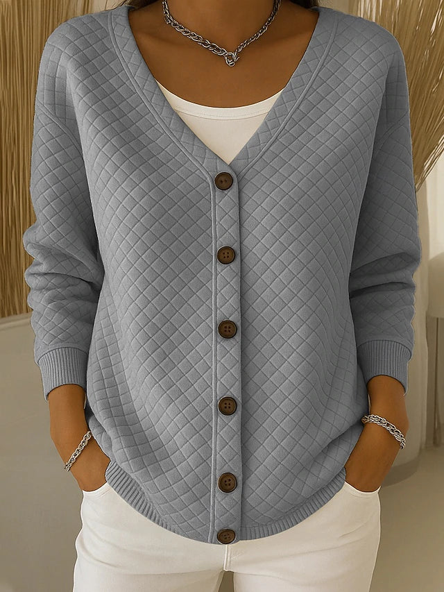 Leonora | Cardigan Trapuntato con Bottoni
