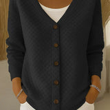 Leonora | Cardigan Trapuntato con Bottoni
