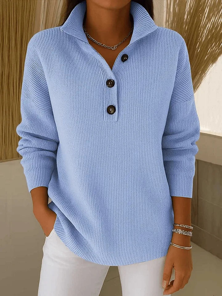 Ambra | Maglione Polo con Scollo a V
