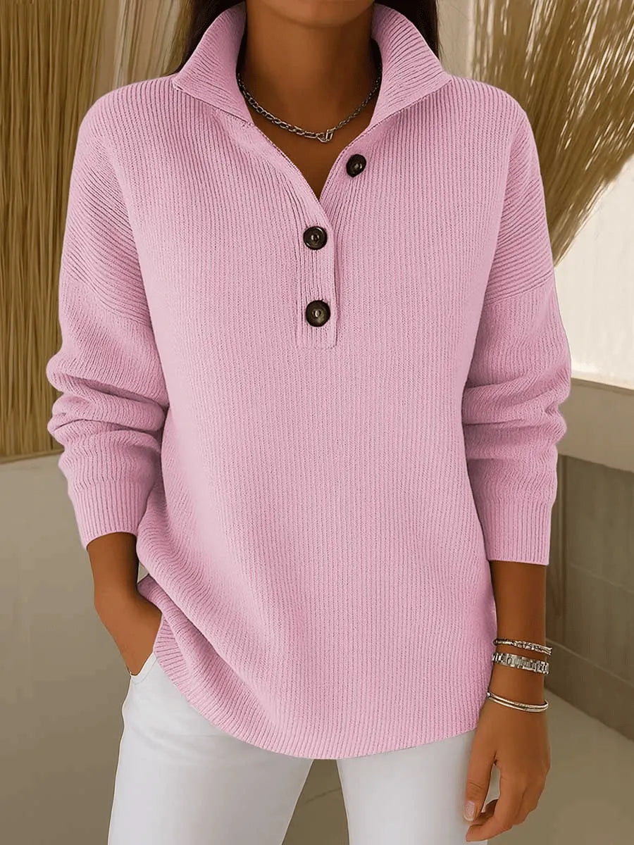 Ambra | Maglione Polo con Scollo a V