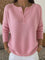 Eleonora | Maglione in Maglia con Bottoni Henley