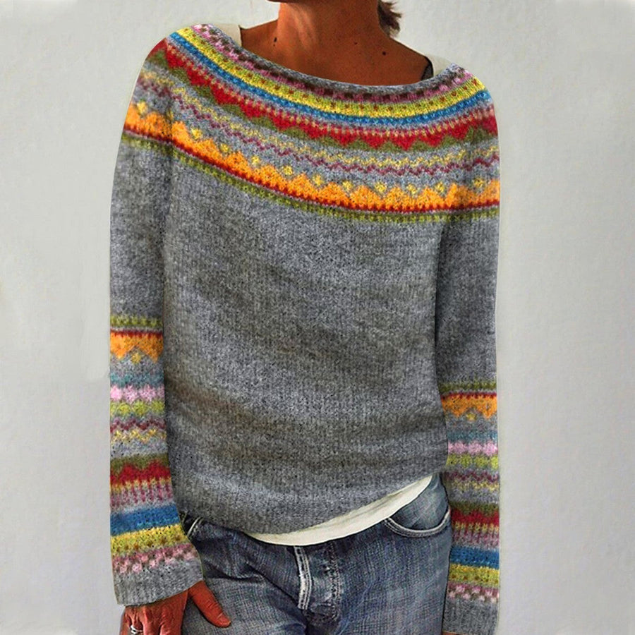 Edera | Maglione Jacquard Rétro