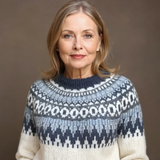 Michela | Maglione Jacquard di Ispirazione Vintage