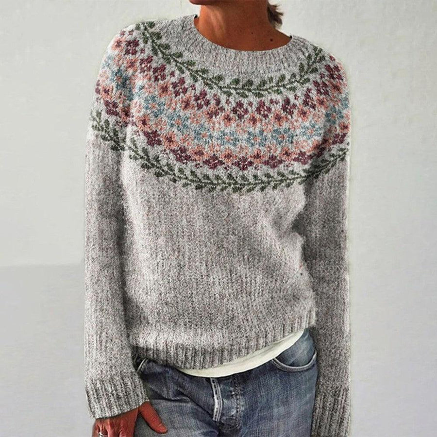 Ornellina | Maglione Jacquard Rétro