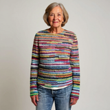 Chiarina | Maglione Jacquard di Ispirazione Vintage