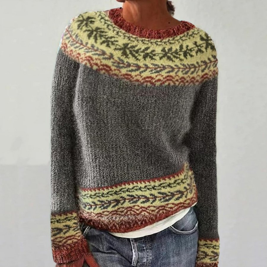 Emma | Maglione Jacquard Vintage Classico