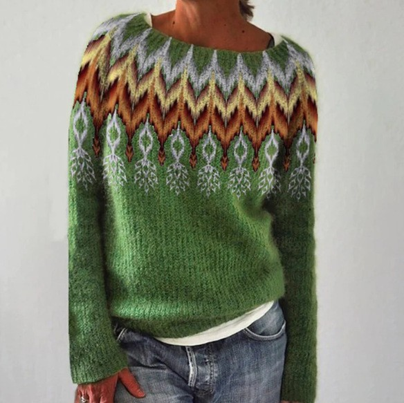 Fiammetta | Maglione Jacquard Rétro