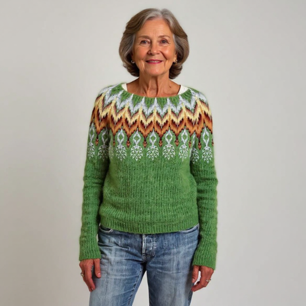 Fiammetta | Maglione Jacquard Rétro