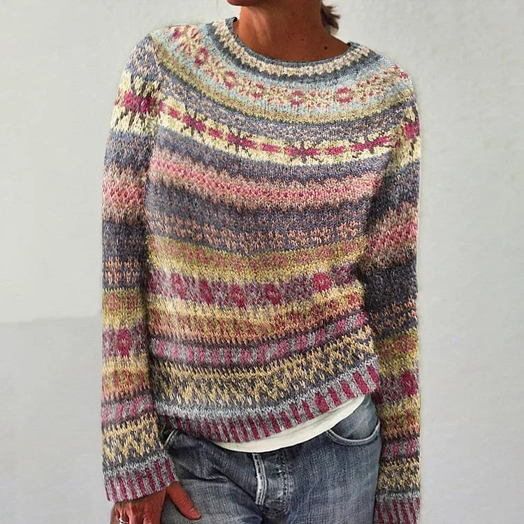Zita | Maglione Jacquard Rétro