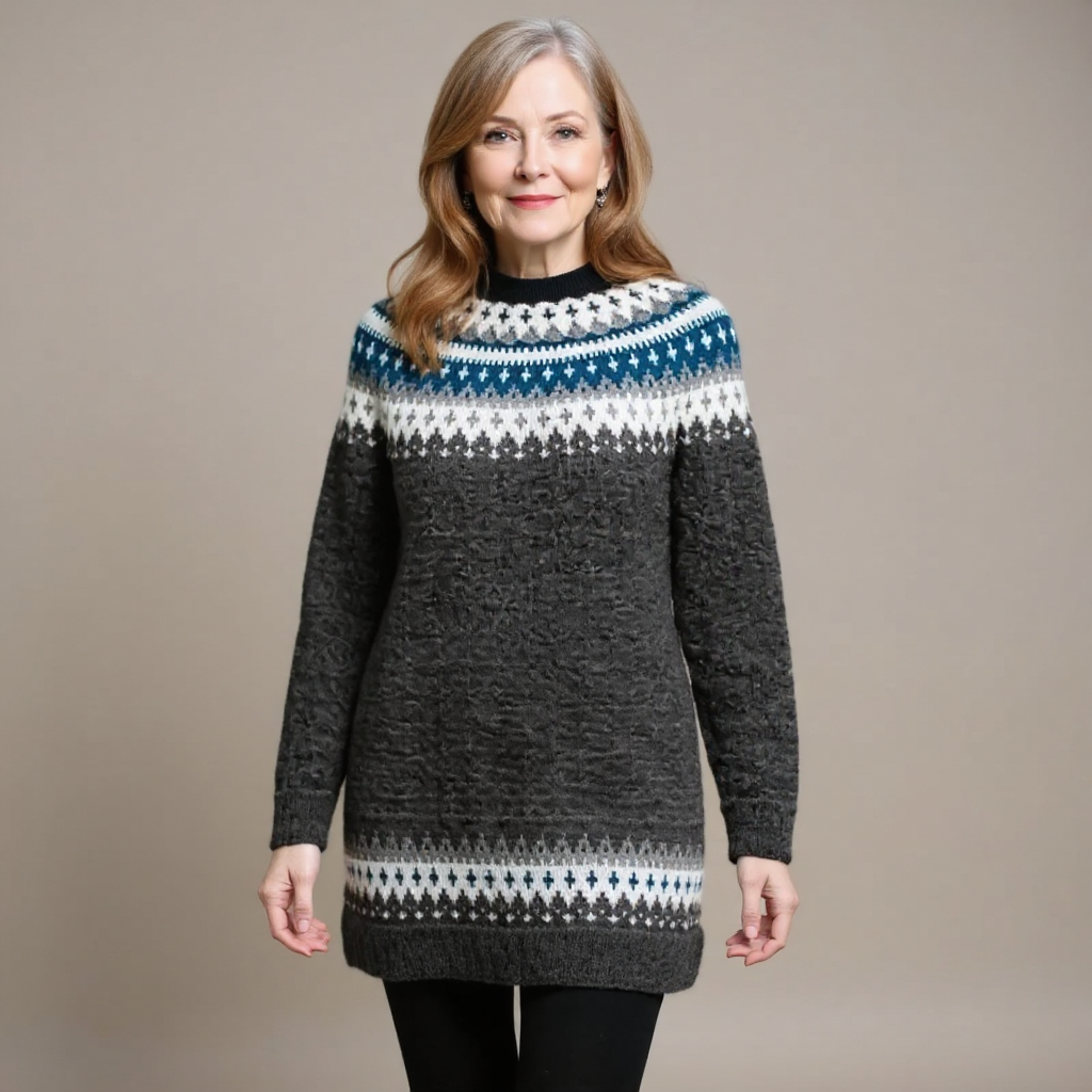 Altea | Maglione Jacquard di Ispirazione Vintage