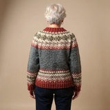 Anastasia | Maglione Jacquard di Ispirazione Vintage